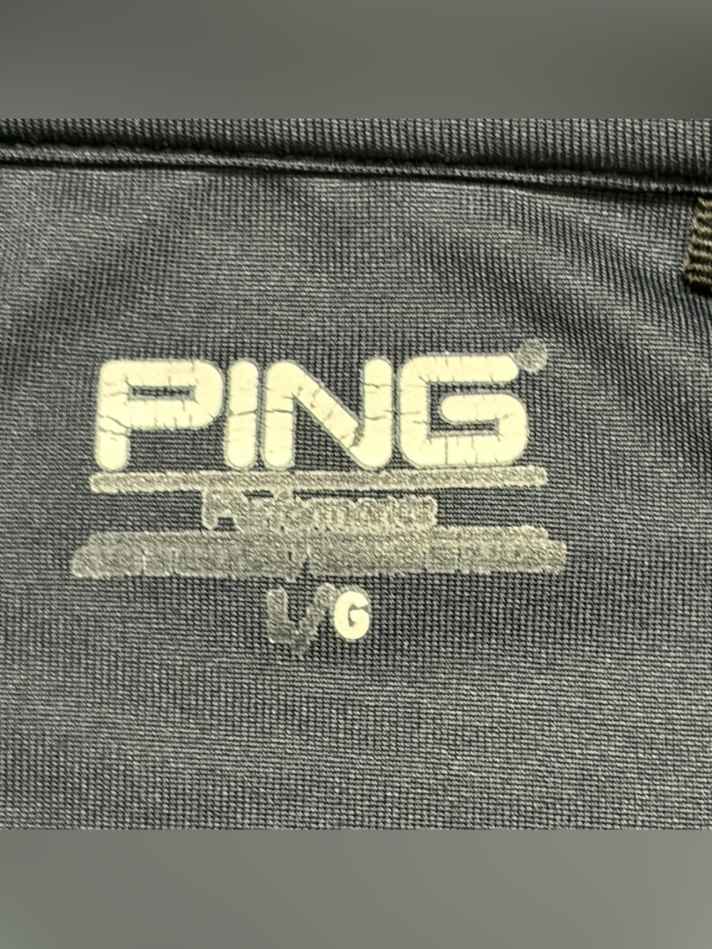 Ping Kent State Golden Flashes Polo Golf Performance Shirt Men’s Lg Blue Stripes - Picture 5 of 10
